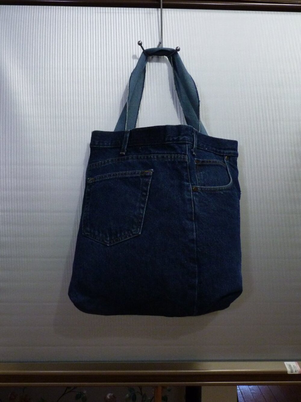 Upcycled One of a Kind Levis Denim Large Tote Bag